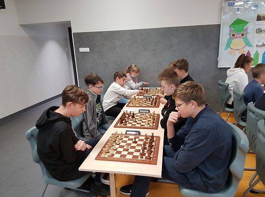 Półfinał Igrzysk Młodzieży Szkolnej w grze w szachy dla Szkoły Podstawowej w Maszewie Lęborskim
