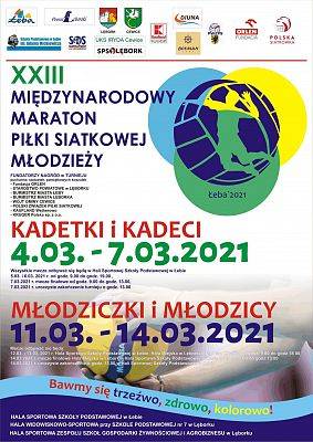 XXIII Międzynarodowy Maraton Piłki Siatkowej Łeba 2021 - kadeci i kadetki
